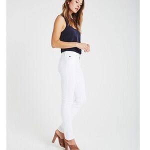 Adriano Goldschmied The prima cigarette leg cream coloured jeans sz 26R